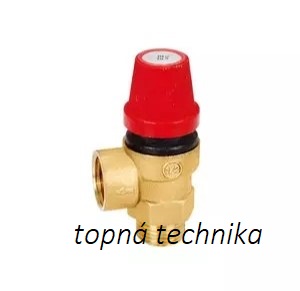 Ventil pojistný topné vody - 3 bar