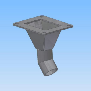 Benekov příruba sekundárního ventilátoru C50